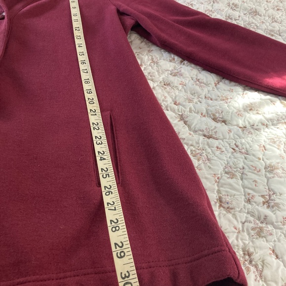 Cotton Blazer from D & Co. Size M, Burgundy - Picture 6 of 6